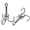 4 size mix - 4pcs, variant on Snagging Hooks Snagging Weighted Treble Hooks,5pcs/8pcs Pack Treble Fishing Hooks 4 Sizes 1oz,1.25oz,1.5oz,2.5oz for Saltwater Freshwater