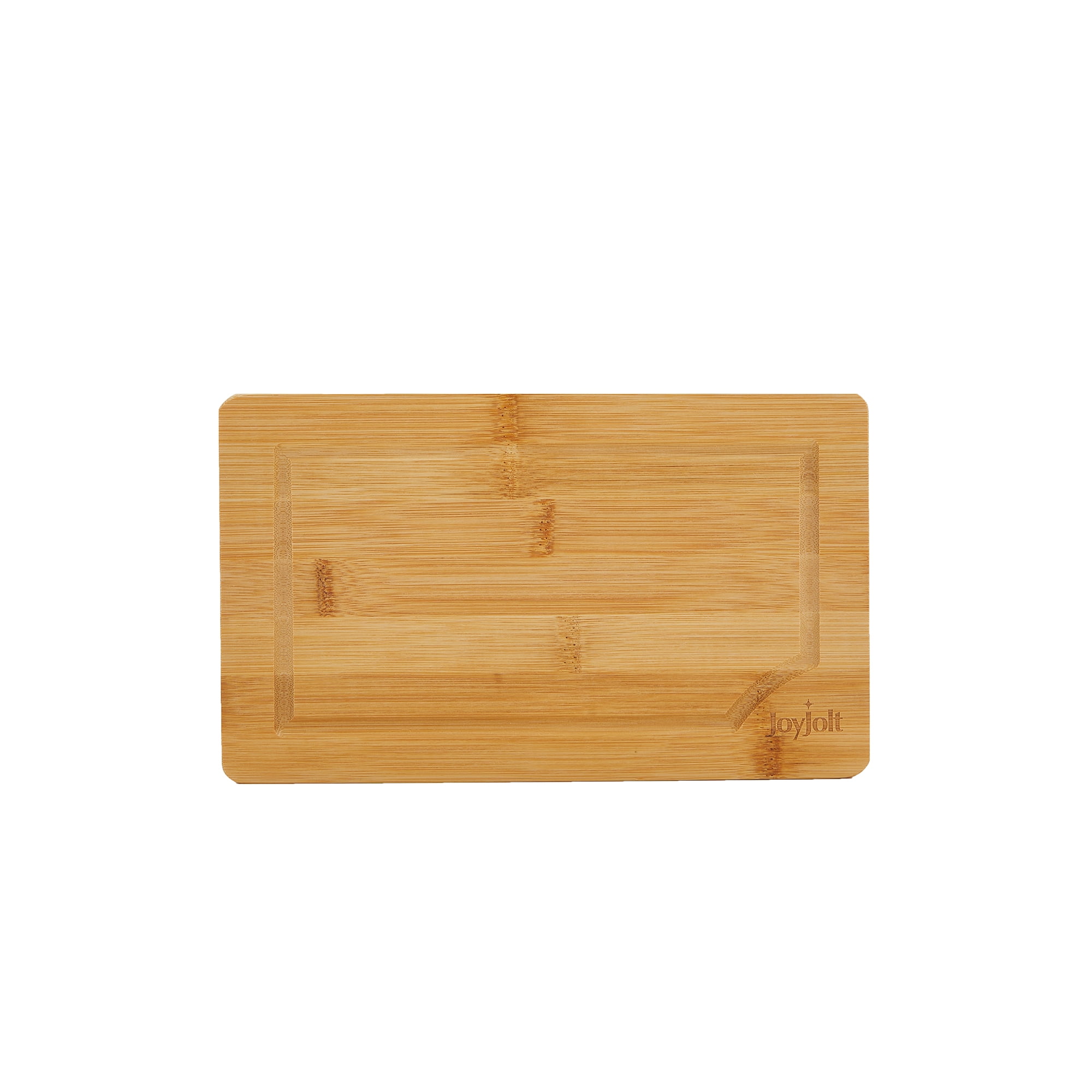 JoyJolt Bamboo Cutting Boards with Juice Grooves- Set of 3 Multi- Sized