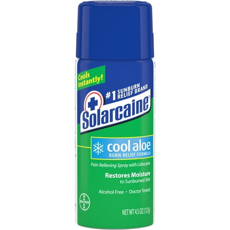 Solarcaine Cool Aloe Burn Relief with Aloe Vera, 4.5 Ounce Spray