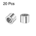 thumbnail image 3 of Round Weld Nuts, M8 x 12mm x 10mm Weld On Bung Female Nut Threaded - 201 Stainless Steel Insert Weldable 20 pcs, 3 of 3