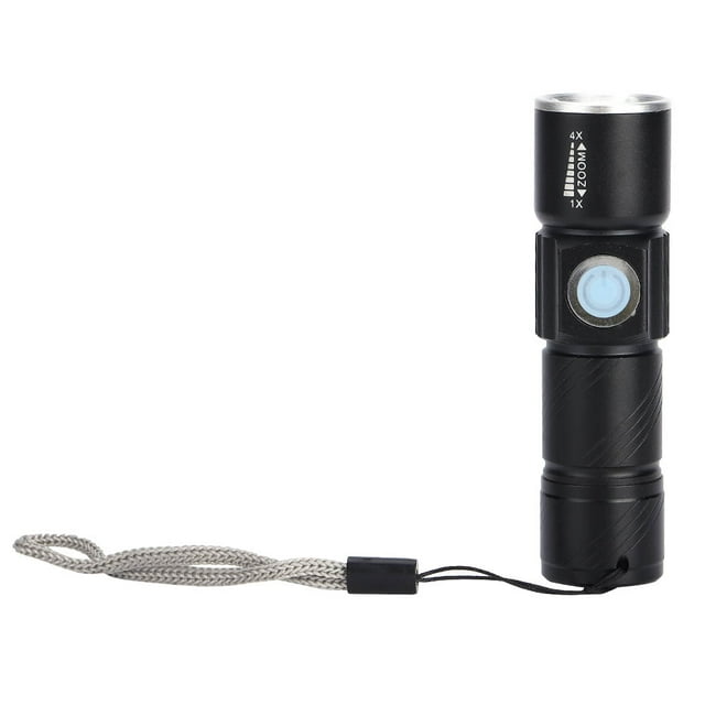 UV Flashlight,Aluminum Alloy USB Rechargeable Ultraviolet Flashlight USB Flashlight Built to Last