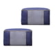 thumbnail image 3 of Wmhnj Bolsas de almacenamiento grandes con ventana transparente, paquete de 2 contenedores de tela plegables para ropa, mantas y ropa de cama, organizador de almacenamiento debajo de la cama con, 3 of 6