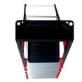 thumbnail image 3 of Escalera Plegable Aluminio 6 Escalones Cuerpo Acero Peldaños, 3 of 5