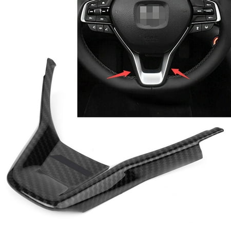 GZYF 1PC Carbon ABS Steering Wheel Cover Trim For HONDA ACCORD 2018