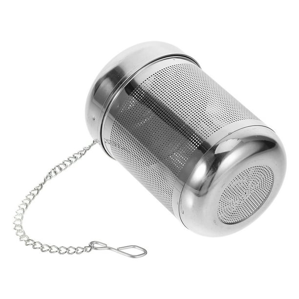 ColoMX Infusor de té Filtro de cocina de acero inoxidable Colador de especias y condimentos con cadena