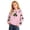 Pink, variant on WOYY St. Patrick's Day Hoodie for Girls Clover Print Pullover Hooded Sweatshirt, Sizes 3-4T