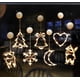 thumbnail image 2 of Nuevos adornos navideños, luces LED colgantes, decoración de dormitorio, decoraciones navideñas, decoración de vidrio para ventana del hogar, batería cálida, 2 of 4