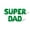 Green, variant on Letter Balloons - SUPER DAD 16" Inch Alphabet Letters Foil Mylar Balloon Father's Day or Birthday Banner (Silver)
