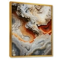 thumbnail image 2 of Designart "Warm Toned Geode Softness I" Stone Geode Floater Framed Canvas Wall Art, 2 of 5