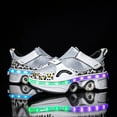 thumbnail image 4 of Kids Teen Wheels Shoes with Lights Women Men Rechargeable Roller Skates Shoes Retractable Wheels Shoe LED Flashing Sneakers for Girls Boys Gift, 4 of 12