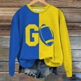 thumbnail image 2 of Gkeoshab Fall Sweaters for Women Women's Oversized Sweaters 2025 Fall Outfits Trendy Crewneck Knit Fashion Pullover Tops Blue L, 2 of 4