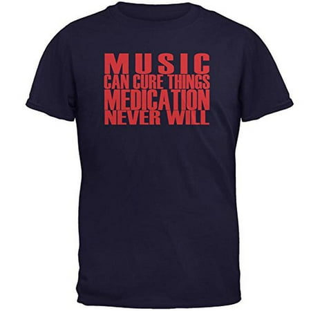 - Music Cure Medication Mens T Shirt