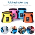 thumbnail image 2 of 20L Outdoor Camping Foldable Bucket with Portable Handle Waterproof Multifunctional Car Washing Fishing Collapsible Water Storage Pail, 2 of 7