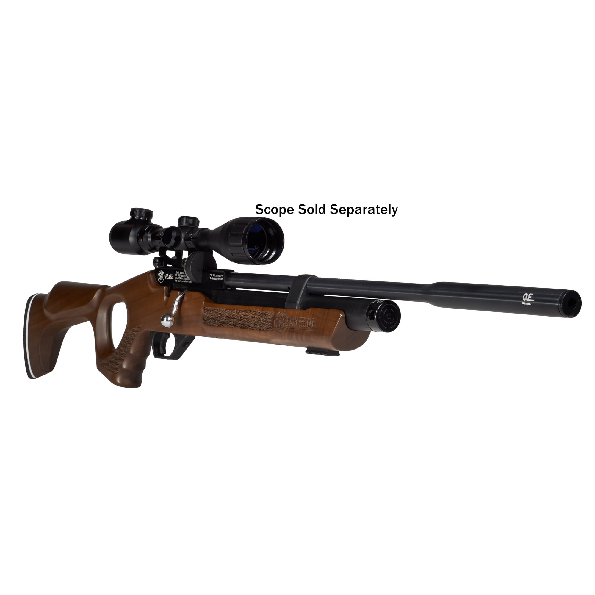 Hatsan Flash Wood Quiet Energy .25 Air Gun