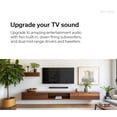 thumbnail image 3 of Barra de sonido Denon DHT-S218 (negra), 2.1 canales, audio 3D con Dolby Atmos, 2 subwoofers incorporados, controladores y tweeters de rango medio duales, HDMI 4K UHD con eARC, potenciador de diálogo,, 3 of 5