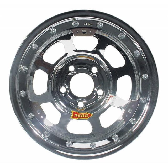 53-284720 Roue de Course&44; 15 x 8 Po. - 2 Po. - Chrome
