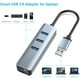 thumbnail image 2 of Adaptador USB 3.0 a Ethernet, concentrador USB 3.0 de 3 puertos con adaptador Rj45 10/100/1000 Gigabit Ethernet compatible con Windows 10,8.1, Mac Os, Surface Pro, Linux, Chromebook y más Ormromra CZDZ-ST145, 2 of 7