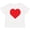 AA-White, variant on Inktastic Red Heart Boys or Girls Baby T-Shirt