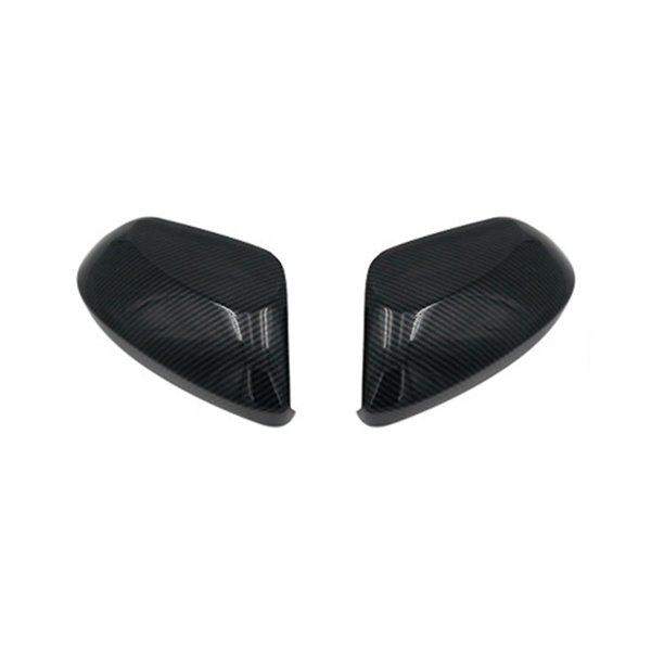 Nuevo Carcasa de espejo retrovisor del coche para cubierta embellecedora de espejo de marcha atrás de fibra de carbono 2019