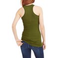 No Boundaries Juniors' Racerback Ribbed Tank
