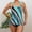 #246-Mint Green, variant on Haivin Women's Tankini Swimsuit Set, Plus Size Floral Print with Spaghetti Straps, Two Piece Bathing Suit for Swimming and Beach Vacation