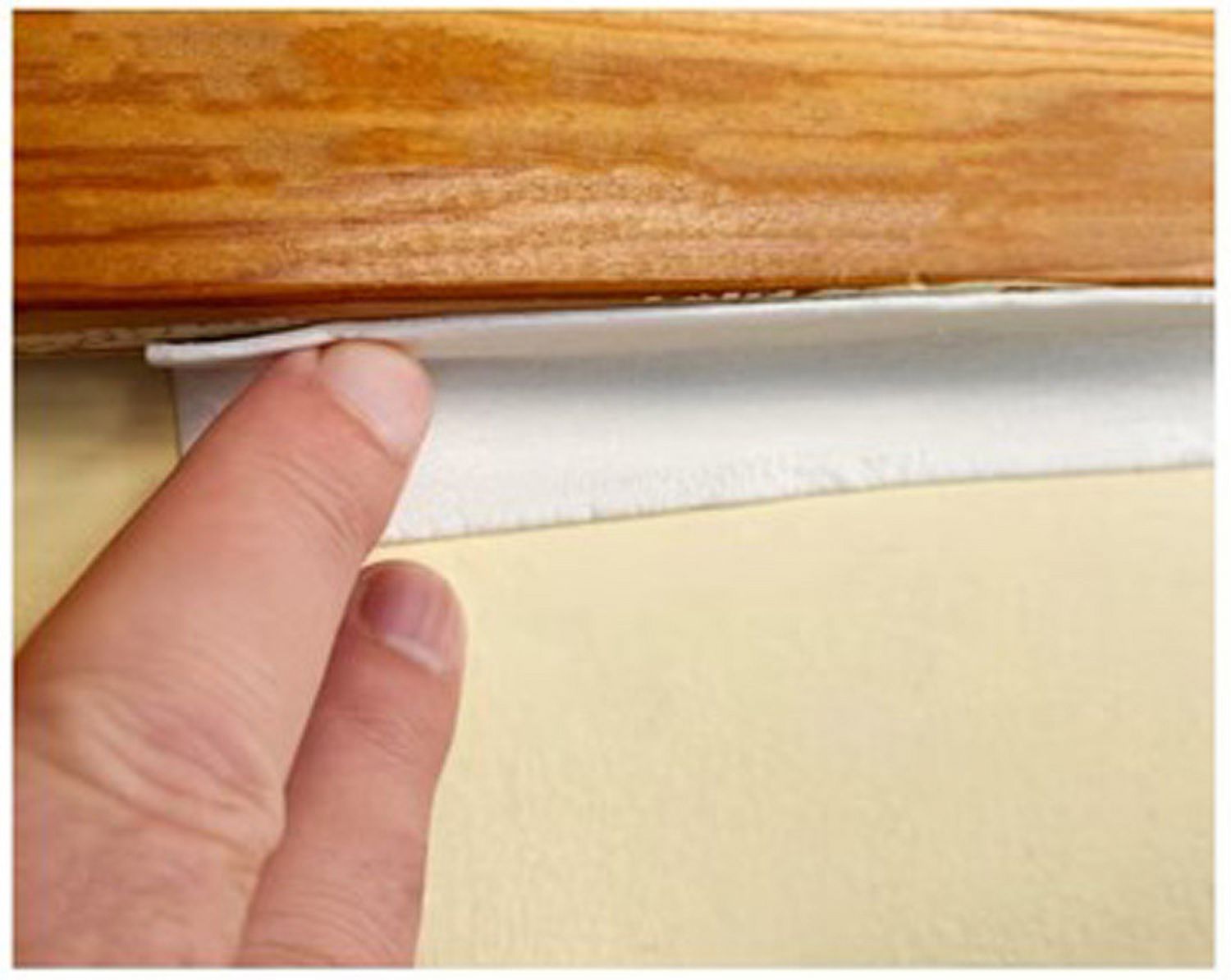 Frost King® GS110 Grip Seal Self-Adhesive Rubber Weather Stripping Tape, 1" W x 10' L, White