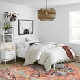 thumbnail image 4 of Wonnitar 6'x9' Area Rugs Machine Washable Area Rugs for Living Room,Non Slip Bedroom Rug,Dining Room Rugs for Under Table,Large Bohemian Vintage Non Skid Indoor Carpet for Home Office, 4 of 8