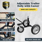 Open Box Tow Tuff TMD-1000C2 Adjustable Steel Heavy Duty Trailer Dolly