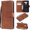 thumbnail image 1 of HAHDAXIA Compatible for Case LG V50, PU Leather Folio Card Holder Storage Wallet Case,Magnetic Closure Shockproof Kickstand for Women Men Brown & 2X Screen Protector, 1 of 7