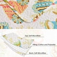 thumbnail image 6 of Beartech Ocean Quilt Set Queen Size Quilt Lightweight Reversible Microfiber Bedspread Coverlet Bedding Set, 6 of 8