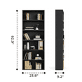 thumbnail image 2 of Alvantor 5-Tier /6-Tier Industrial Bookshelves and Bookcases, Tall Floor Standing Open Storage Shelf for Home Office, Living Room, Bed Room, 2 of 7