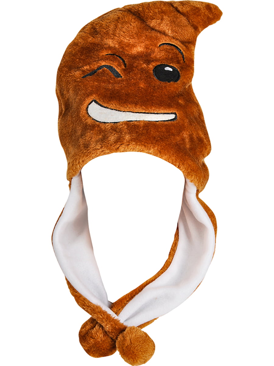 Candy Corn Poop Hat Emoji Emoticon Headwear for Halloween