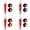 A,B,C,D, variant on Electronic Marine Flares, 10.24" Boat Flares Emergency Signals Safety Beacon Light, Kayak Navigation Lights Warning Flashing Bar, Visual Distress Signal Bait Lure Lamp for Ship Kayaking Fishing