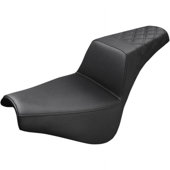 Saddlemen 818-30-173 Step-Up Rear LS Seat - Black Smooth