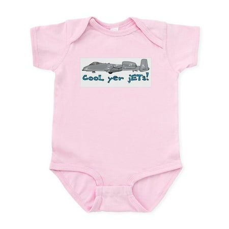 

CafePress - Cool Yer Jets Blue Infant Bodysuit - Baby Light Bodysuit Size Newborn - 24 Months