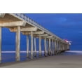 thumbnail image 2 of Peterson, Lee 32x23 White Modern Wood Framed Museum Art Print Titled - Scripps Pier II, 2 of 4