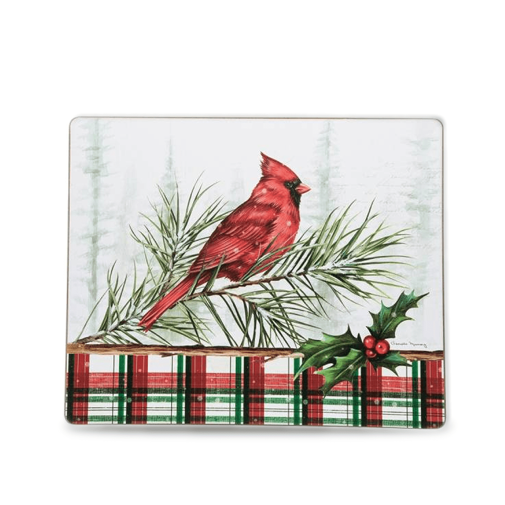 C&F Home Hardboard Placemat, Cardinal