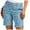 20# Sky Blue, variant on HKYNLAG Bermuda Shorts for Women Knee Length Dressy Casual High Waisted Chino Shorts Straight Leg Hiking Vacation Long Shorts Dark Purple L