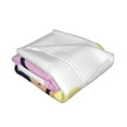 thumbnail image 5 of Simple Colorful Woman Pattern Throw Blanket, Super Soft Anti-Pilling Flannel Bed Blankets, 50"x40", 5 of 8