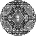 thumbnail image 1 of Ahgly Company Indoor Round Medallion Gray Traditional Area Rugs, 5' Round, 1 of 1