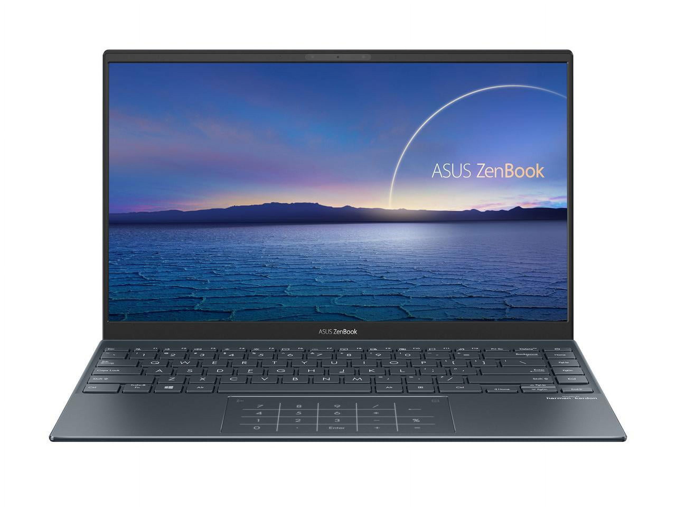 ASUS ZenBook 14 Ultra-Slim Laptop 14 Full HD NanoEdge Bezel Display, Intel  Core i7-1165G7, 8 GB RAM, 512 GB PCIe SSD, NumberPad, Thunderbolt 4, Windows  10 Home, Pine Grey, UX425EA-EH71 