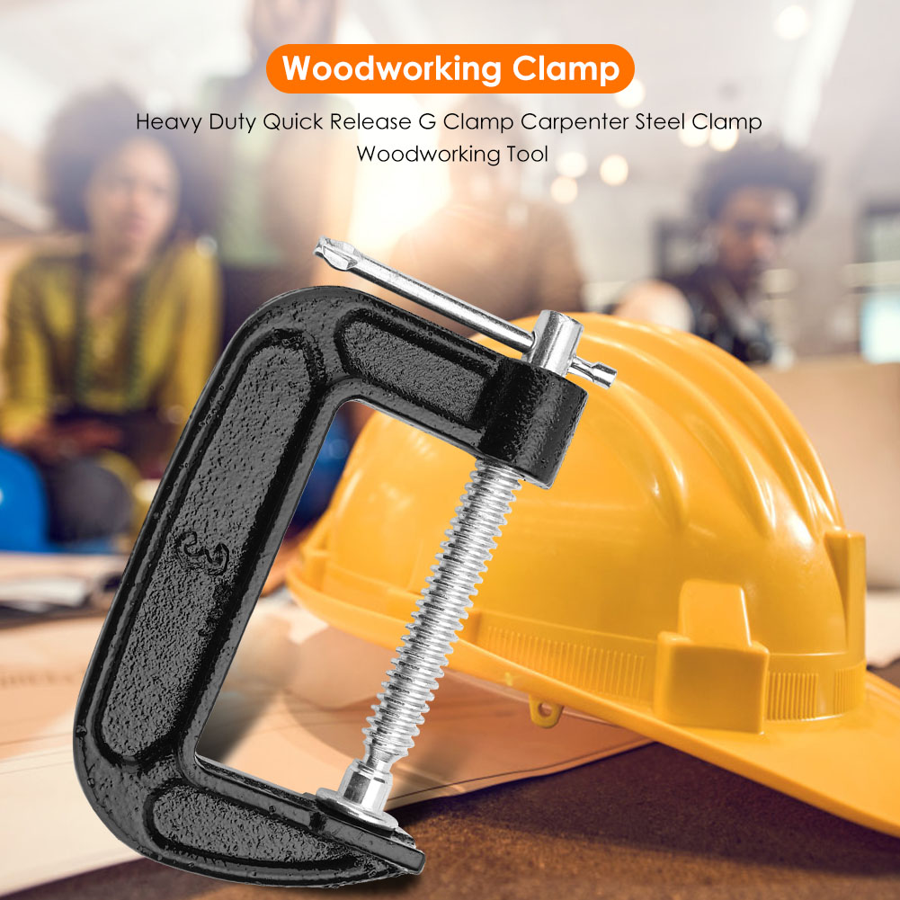 Clairlio Heavy Duty Quick Release G Clamp Carpenter Clamp Woodworking