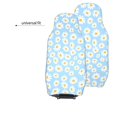 thumbnail image 6 of Pofeuu Floral Daisy Print Automotive Car Seat Covers Flat Cloth Full Set Seat Covers,Car Seat Covers front seats for Cars Trucks and SUVs(Two packs), 6 of 7