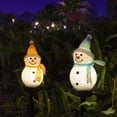 thumbnail image 4 of Shop Clearance! Waterproof LED Solar Garden Lights Christmas Snowman Yard Stake Lamp for Home Outdoor Yard Lawn Christmas Holiday Winter Decoration, 4 of 6