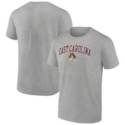 Men's Heather Gray ECU Pirates Campus T-Shirt