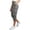 Gray, variant on Women's Cargo Capris Lightweight Hiking Pants with Pockets Quick Dry Casual Outdoor Trip Loose Shorts,Black,Women's S-XXL