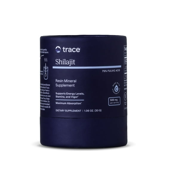 Trace Minerals Shilajit Resin - Himalayan Shilajit Resin for Overall Wellness - Immunity Support - Energy, Brain & Digestive Health Support - ConcenTrace - 450mg Per Serving (60 Servings)