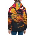 thumbnail image 6 of Picia Watercolor Glasses Guinea Pig for Boys Fashion Full-zip Hoodies & Sweatshirts with Kangaroo Pocket,Zip-up Hooded Sweatshirt for Kid, Moisture Wicking & Breathable-Medium, 6 of 6
