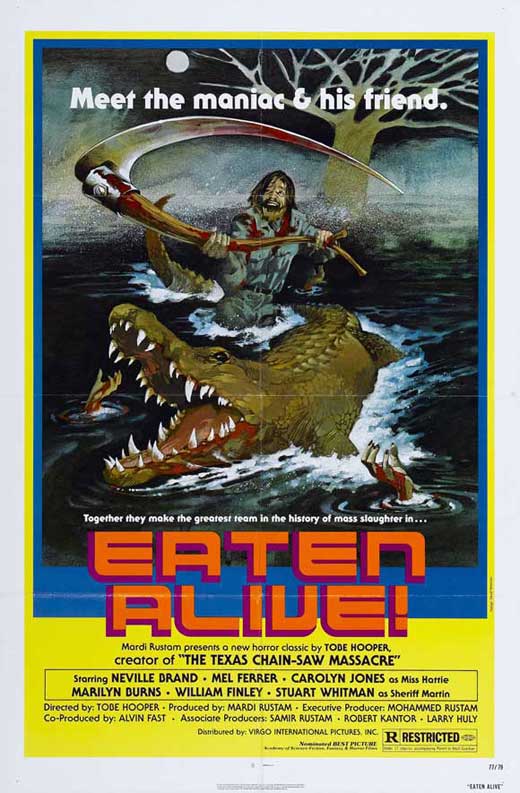 eaten alive 1980 poster