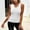 *White, variant on ClodeEU Women's Lace Trim Scoop Neck Tank Top, Slim Fit Sleeveless Basic Tee Black,Women's Plus L